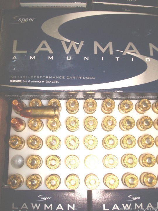 200 SPEER 9mm LAWMEN 147 gr TMJ 53620 NEW Factory ammunition-img-1