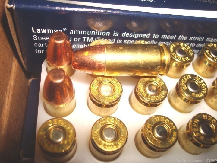 200 SPEER 9mm LAWMEN 147 gr TMJ 53620 NEW Factory ammunition-img-2