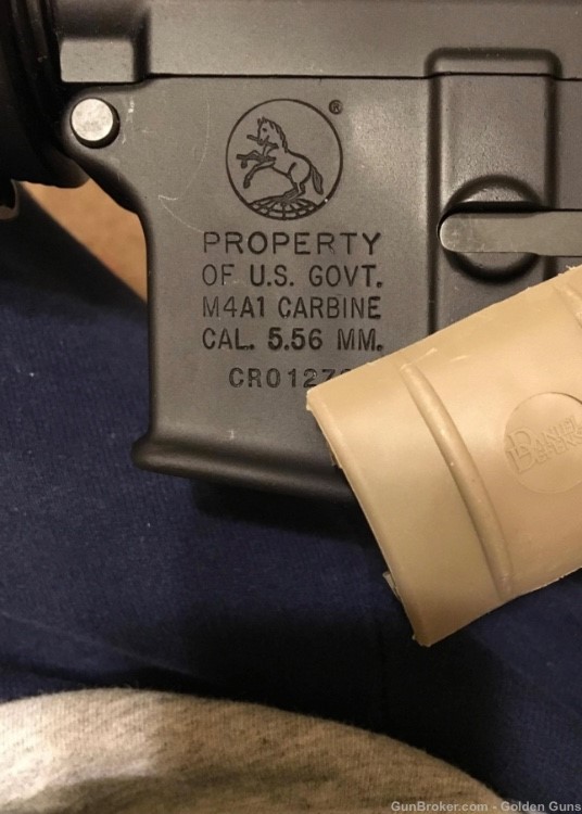 LOOKING FOR Rollmarked Colt SOCOM M4A1 AR-15 Property Of US Government-img-0
