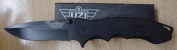 Uzi  Folder Knife Bravo  Black   ZF48B-img-0