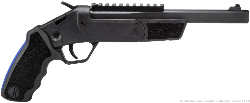 Rossi SSPB9BK Brawler 45 Colt (LC)/410 Gauge 1rd 9", Black, Textured Rubber-img-0