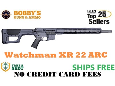 Rise Armament WM22ARCGRY18 Watchman XR 22 ARC 10+1 18"