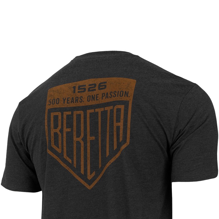 BERETTA Men Legacy  SS T-Shirt, Color: Heather Charcoal, Size: L-img-3