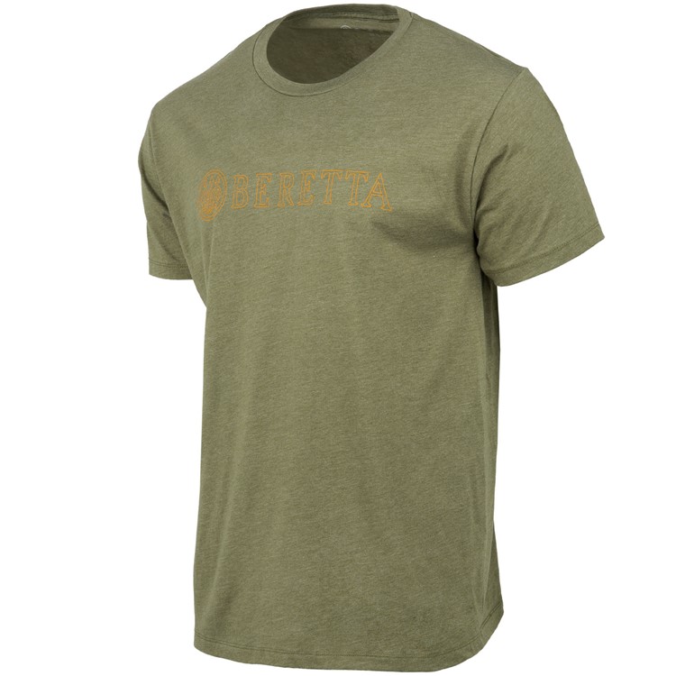 BERETTA Men Hardlines SS T-Shirt, Color: Heather Mil Green, Size: XL-img-0