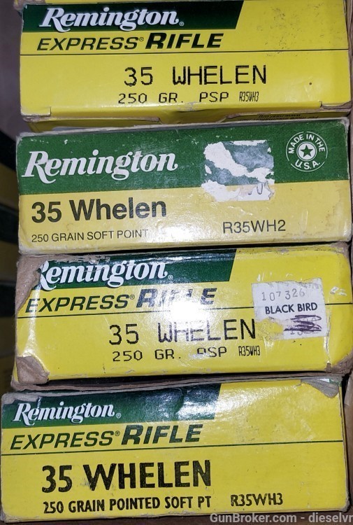40 Rounds Remington 35 Whelen 250 Grain Ammunition -img-1