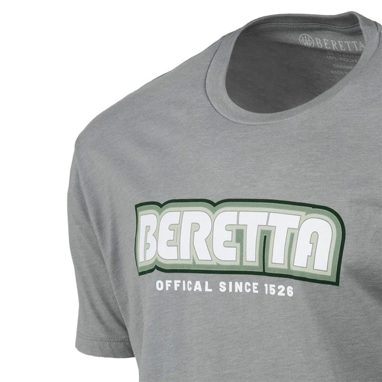 BERETTA Men Retro 2.0 SS T-Shirt, Color: Stone Heather, Size: L-img-4