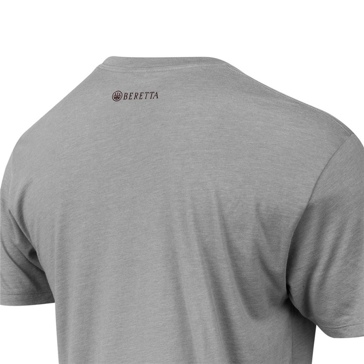 BERETTA Men Trident Logo SS T-Shirt, Color: Stone Heather, Size: XL-img-5