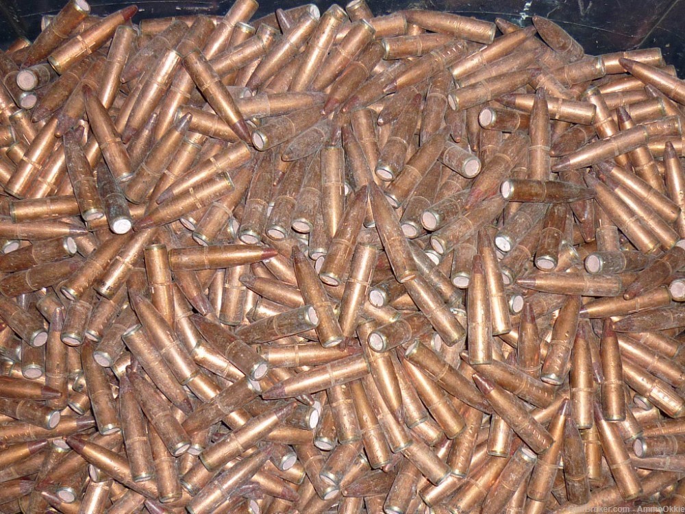 10ct - BROWN TIP - TRACER BULLETS PULLS - .50 BMG - 640gr M17 M10 50 Cal-img-1