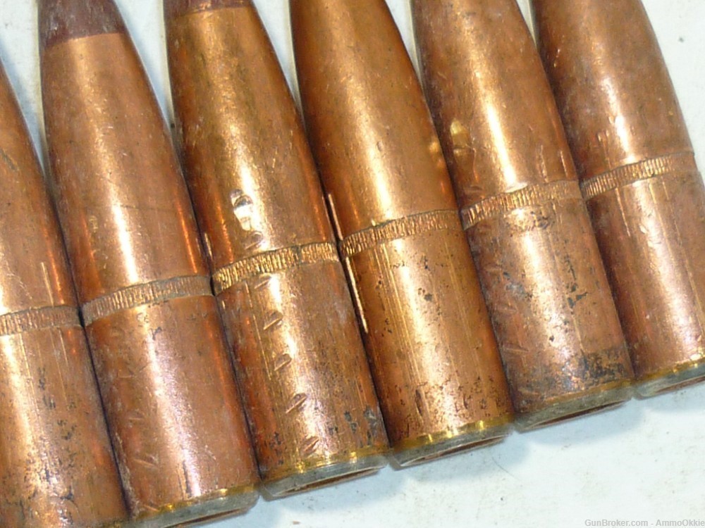10ct - BROWN TIP - TRACER BULLETS PULLS - .50 BMG - 640gr M17 M10 50 Cal-img-6