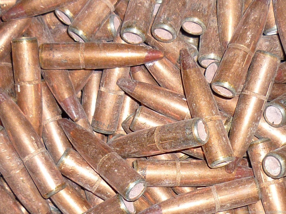 10ct - BROWN TIP - TRACER BULLETS PULLS - .50 BMG - 640gr M17 M10 50 Cal-img-0