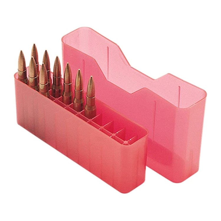 MTM 20 Round 30-06 30-30 270 Win 308 Clear Red Slip-Top Ammo Box J-20-L-29-img-1