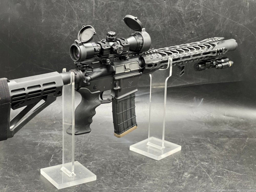 AR15 Myrls 10" 300 Blackout War Lance AR-15 Suppressor Ready Pistol AR15-img-3