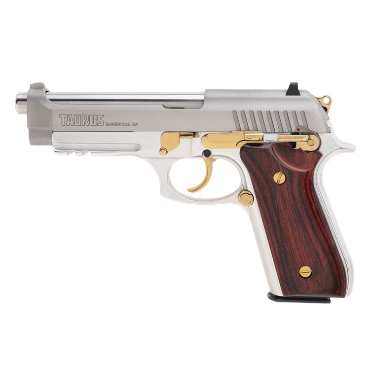 TAURUS PT92 9mm 5in 2x 17rd Mags Stainless Semi-Auto Pistol 1-920159GLD-HW1-img-2