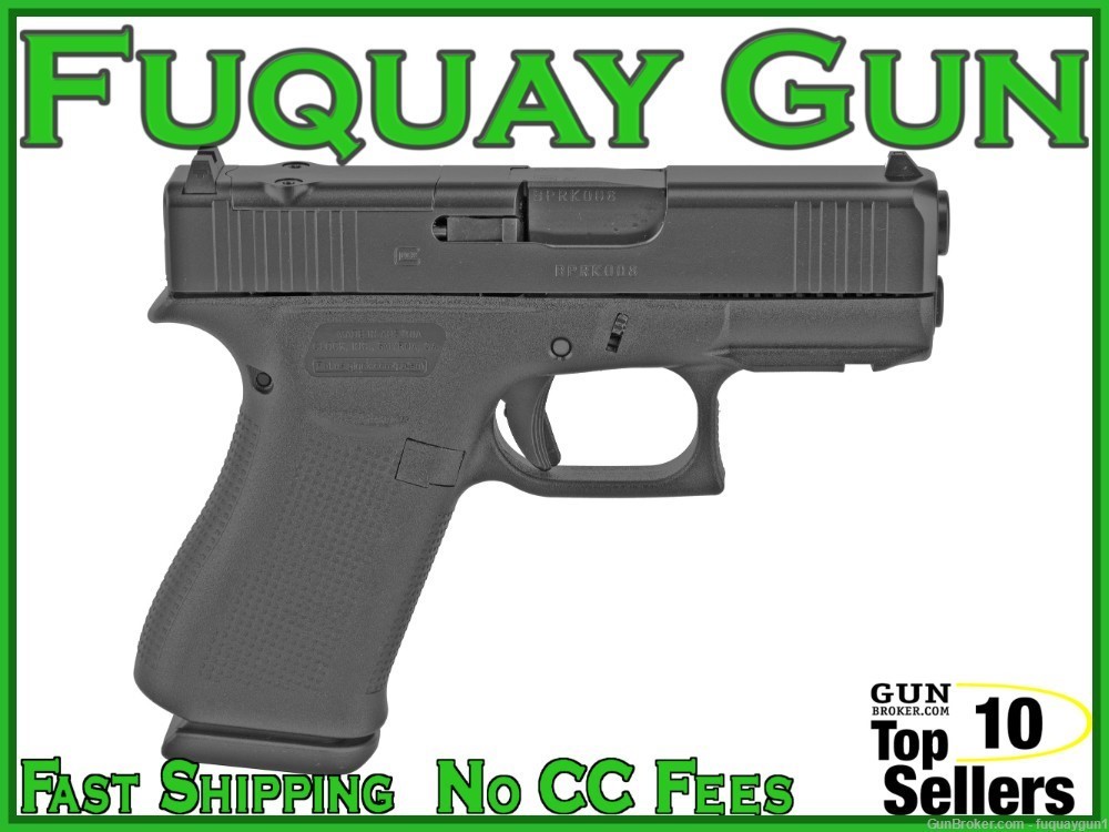 Glock 43X MOS 9mm 10rd 3.41" Optic Ready G43X Glock 43X-MOS-img-0