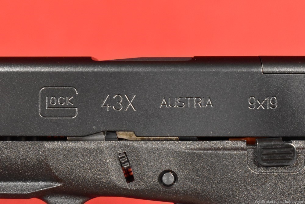 Glock 43X MOS 9mm 10rd 3.41" Optic Ready G43X Glock 43X-MOS-img-7