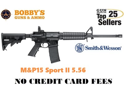Smith & Wesson 10202 M&P15 Sport II 5.56 30+1 16" "NO CREDIT CARD FEE"