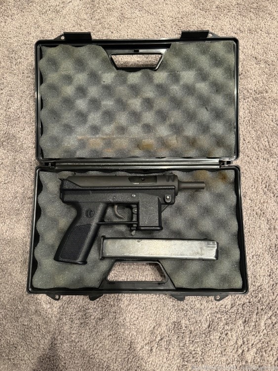 Tec 9 AB-10 Intratec 9mm Semi Automatic 32 Round Magazine With Case (Used)-img-0