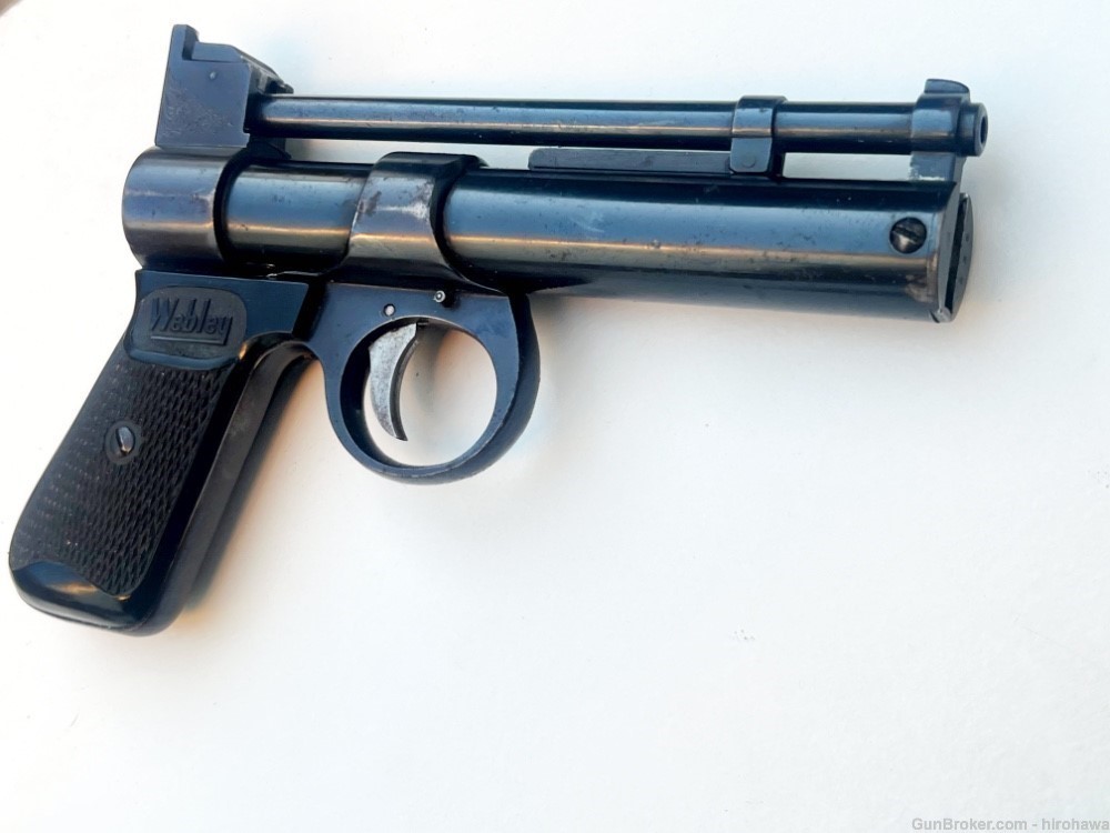 Engraved Webley Junior .177 Pellet Gun Air Pistol-img-4