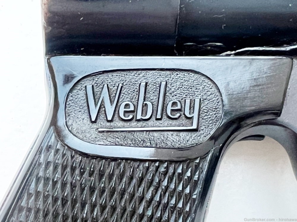 Engraved Webley Junior .177 Pellet Gun Air Pistol-img-8