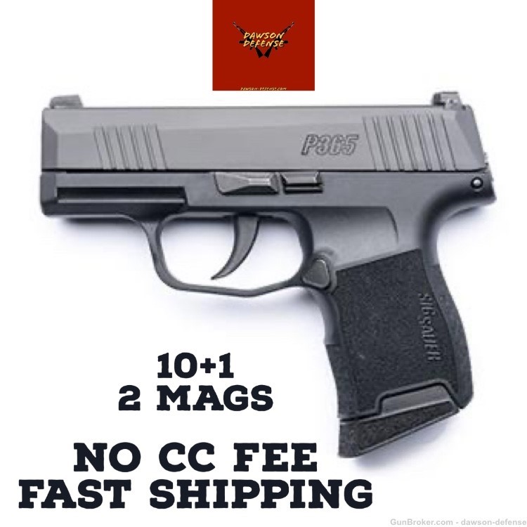 Sig Sauer P365 Handgun 9mm NO CC FEE-img-0