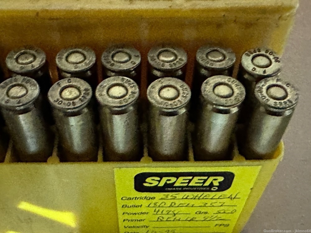 20 rounds of 35 Whelen ammo reloads -img-4