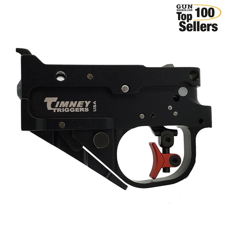 TIMNEY TRIGGERS 2-Stage Black Trigger with Short Mag Release f/Ruger 10/22-img-0