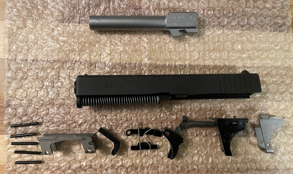 Glock 22 Gen 3 Complete Build Kit! Finish your PF940V1/V2.. 9mm Conv Barrel-img-0