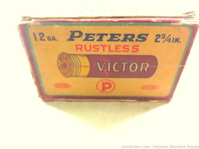 Vintage Peters US Property Special Heavy Load 00 Buck Paper Shotshells box -img-2
