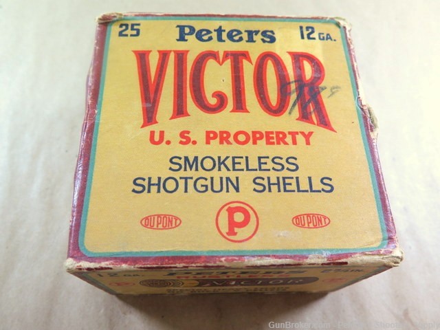 Vintage Peters US Property Special Heavy Load 00 Buck Paper Shotshells box -img-0