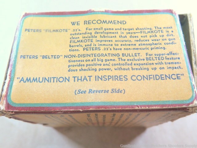 Vintage Peters US Property Special Heavy Load 00 Buck Paper Shotshells box -img-5