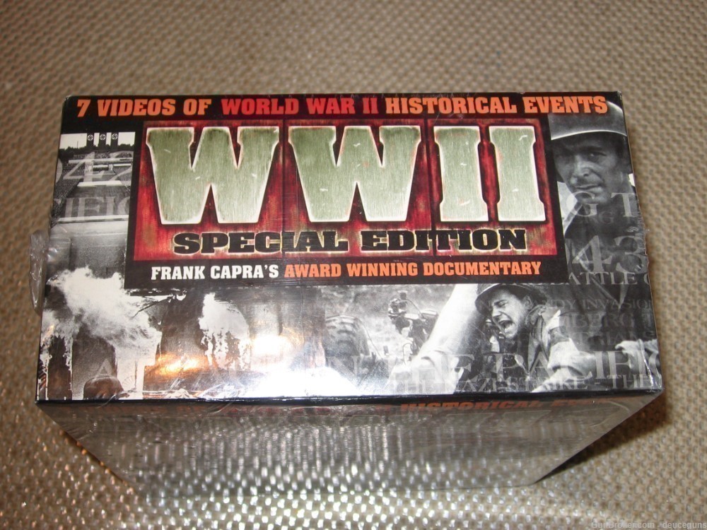 WW II Special Edition (VHS/EP, 7-Tape Set) New Still Sealed in Factory Wrap-img-5