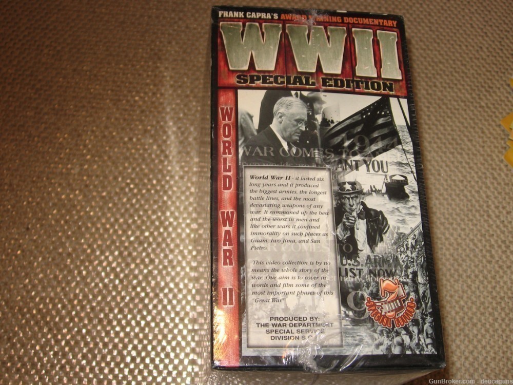 WW II Special Edition (VHS/EP, 7-Tape Set) New Still Sealed in Factory Wrap-img-2