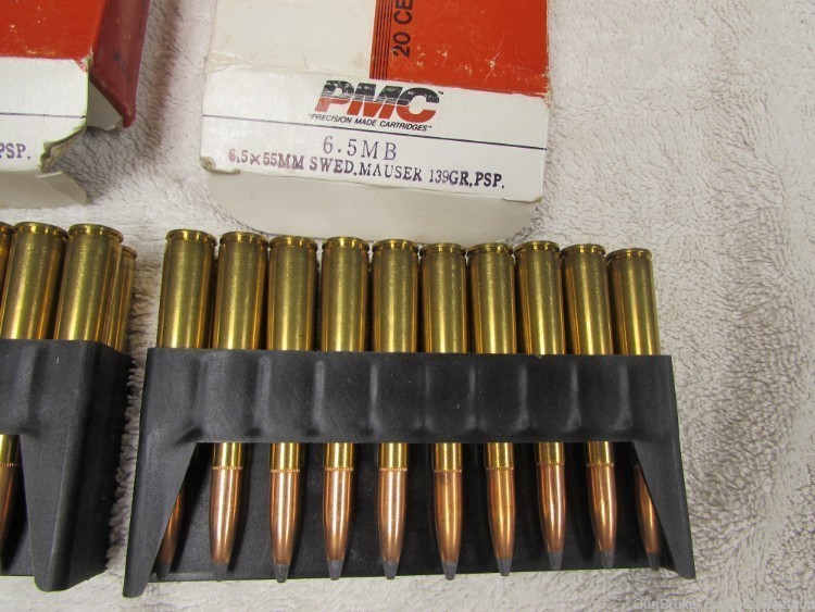 PMC 6.5 Swedish mauser 6.5x55mm 139 gr PSP ammo 2 boxes-img-2