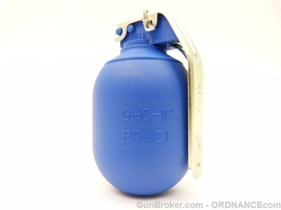 inert Bulgarian GHO 1P Off Prac Hand Grenade w/can-img-3