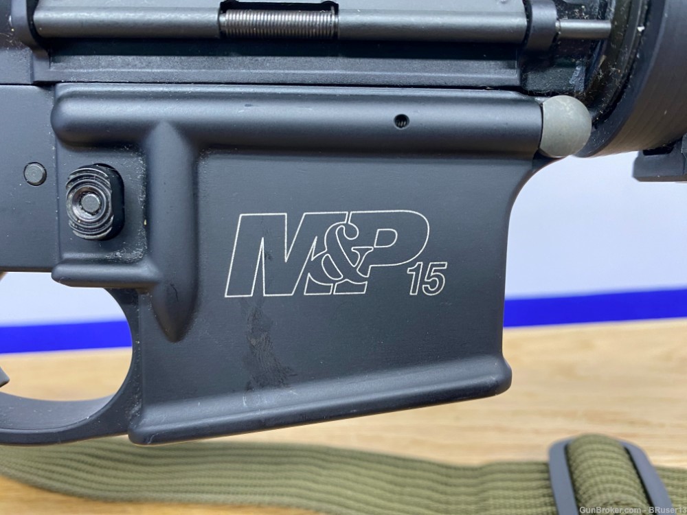 Smith Wesson M&P15 Sport II 5.56 16" *TROY HANDGUARD W/MBUS FOLDING SIGHT*-img-13