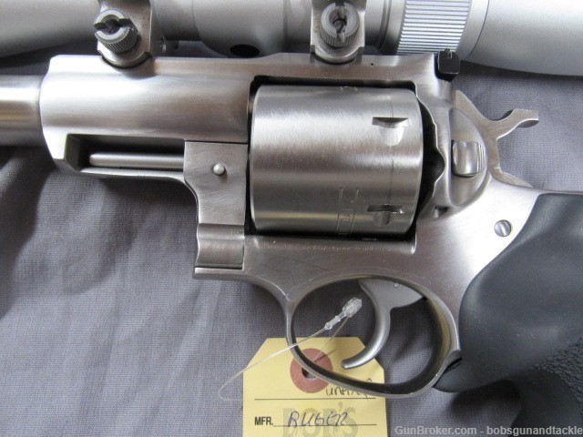 Ruger Super Redhawk  Stainless .480 Ruger w/ Hammers 2-7X32mm Scope Unfired-img-13