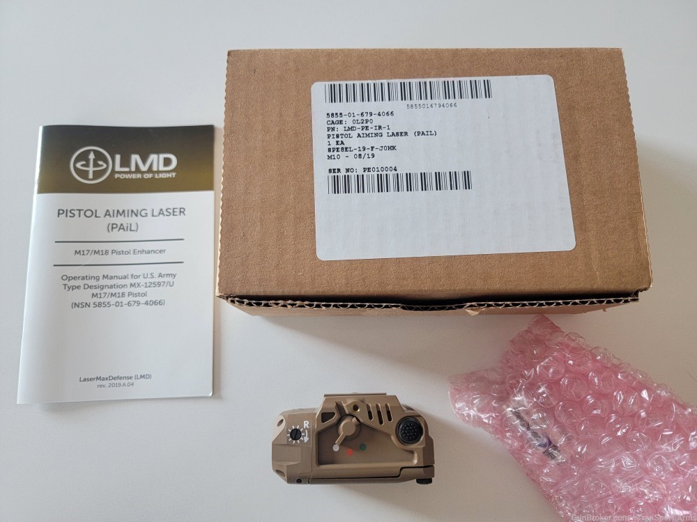 Brand New LaserMax LMD PAIL Pistol Enhancer - IR Laser/ Illuminator/ Light-img-0