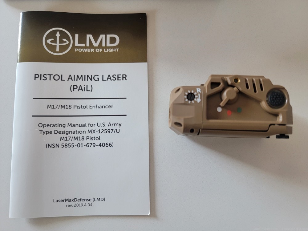 Brand New LaserMax LMD PAIL Pistol Enhancer - IR Laser/ Illuminator/ Light-img-8