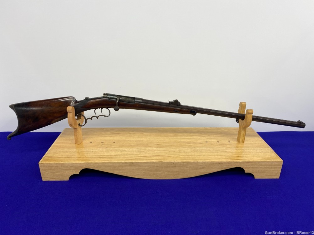 B. Beermann in Munster Single Shot Rifle *UNUSUAL AND UNIQUE GERMAN RIFLE*-img-0
