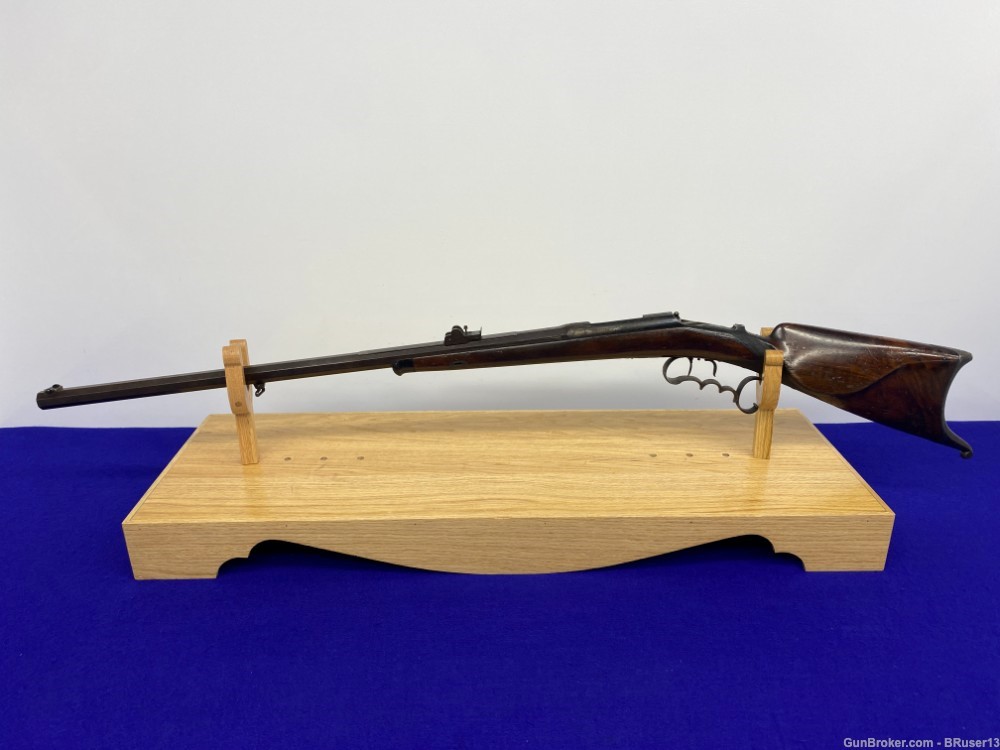 B. Beermann in Munster Single Shot Rifle *UNUSUAL AND UNIQUE GERMAN RIFLE*-img-19