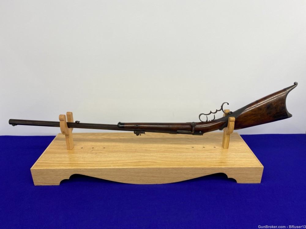 B. Beermann in Munster Single Shot Rifle *UNUSUAL AND UNIQUE GERMAN RIFLE*-img-42