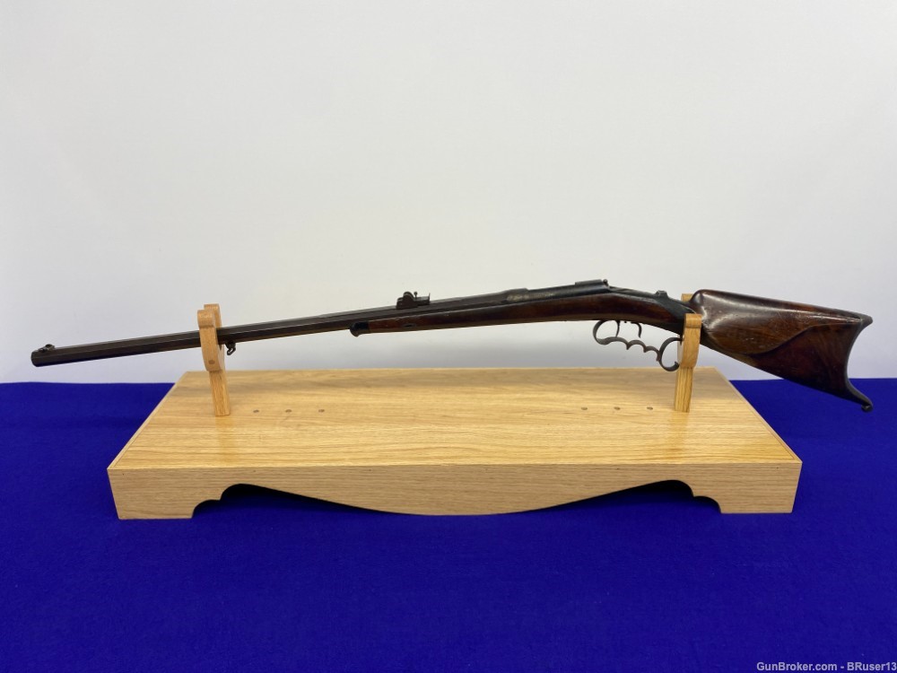 B. Beermann in Munster Single Shot Rifle *UNUSUAL AND UNIQUE GERMAN RIFLE*-img-20