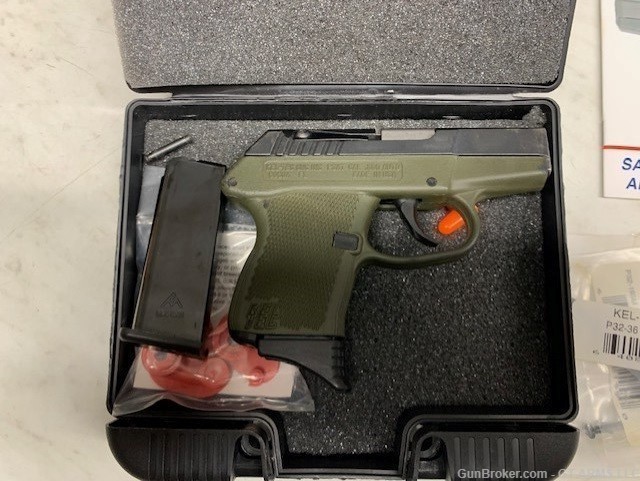 Kel-Tec Keltec P-3AT .380 ACP OD Green With Two Mags And Upgrades-img-2