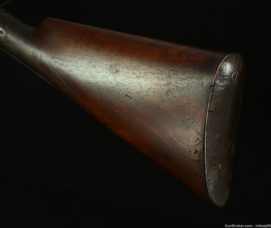 French sidelever 16 gauge double barrel hammer gun. PENNY AUCTION-img-8