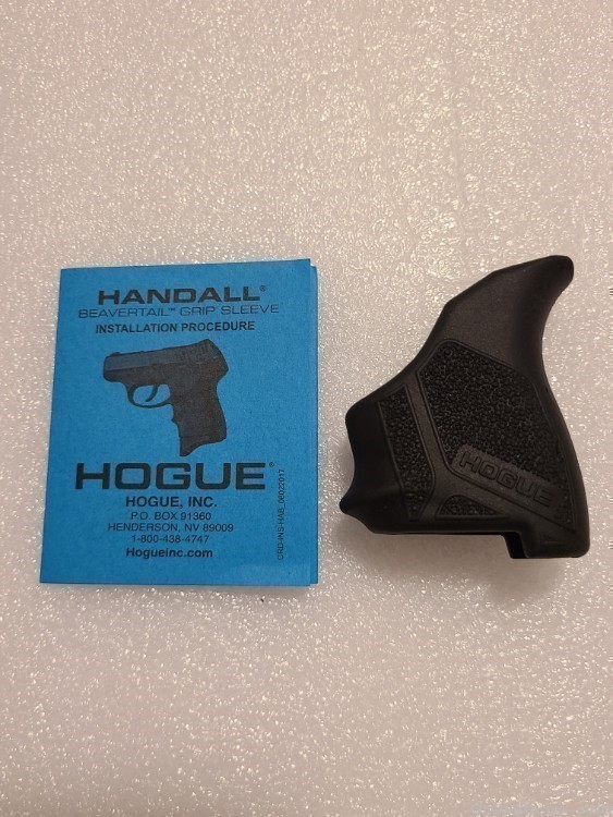Ruger LCPII Hogue Handall Black Rubber Grip Slip On LCP2 LCP 2 ii-img-0