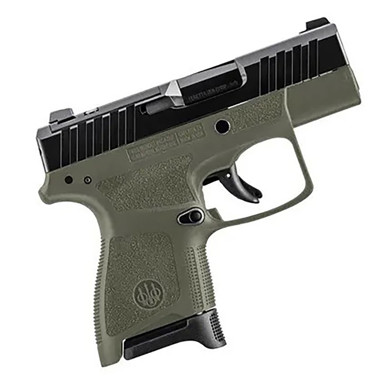 Beretta USA APX A1 Carry 9mm 3 6+1/8+1 Olive Drab Polymer Frame Black Stain-img-1