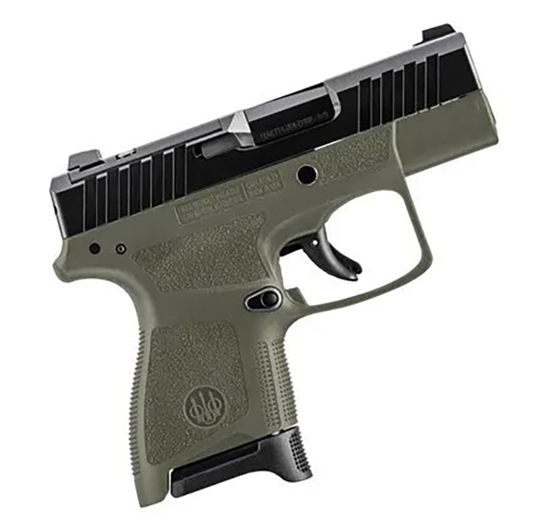 Beretta USA APX A1 Carry 9mm 3 6+1/8+1 Olive Drab Polymer Frame Black Stain-img-0