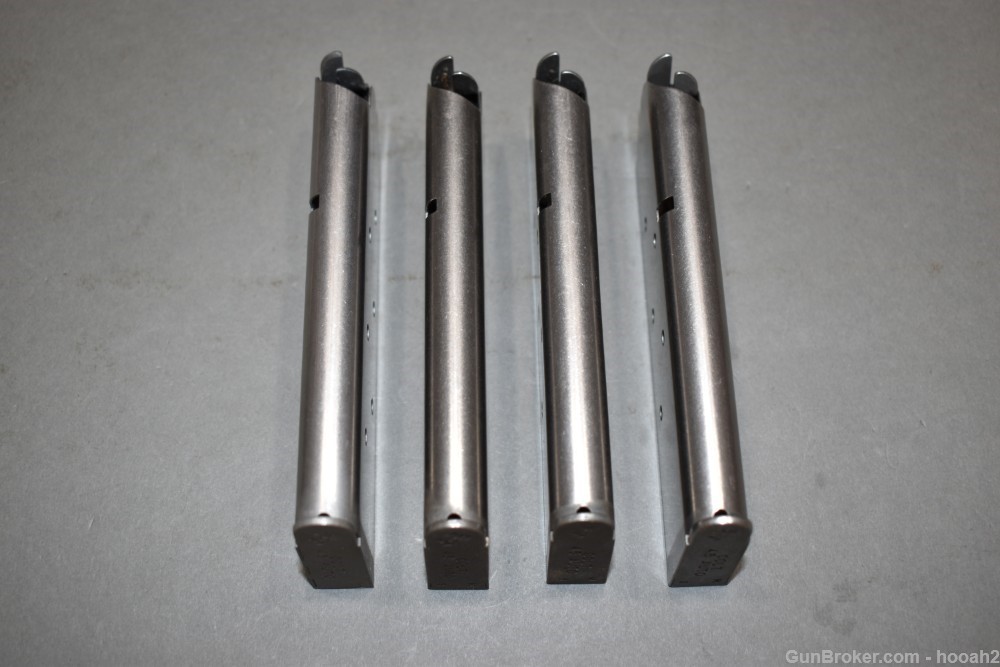 4 Factory Colt Metalform Stainless Steel 7 Rd 45 ACP 1911 Magazines-img-2