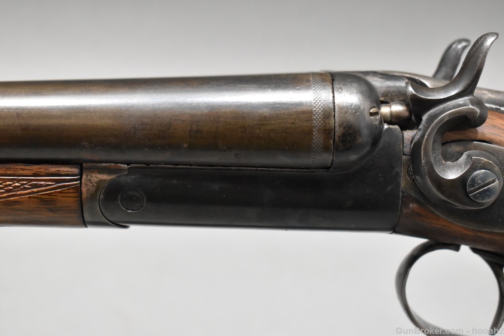 Belgian T Barker SxS Double Hammer Shotgun 2 3/4" 12 G C&R-img-13