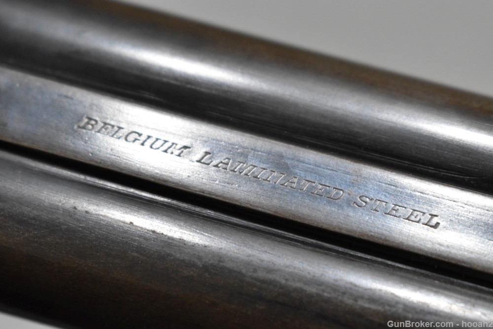 Belgian T Barker SxS Double Hammer Shotgun 2 3/4" 12 G C&R-img-38
